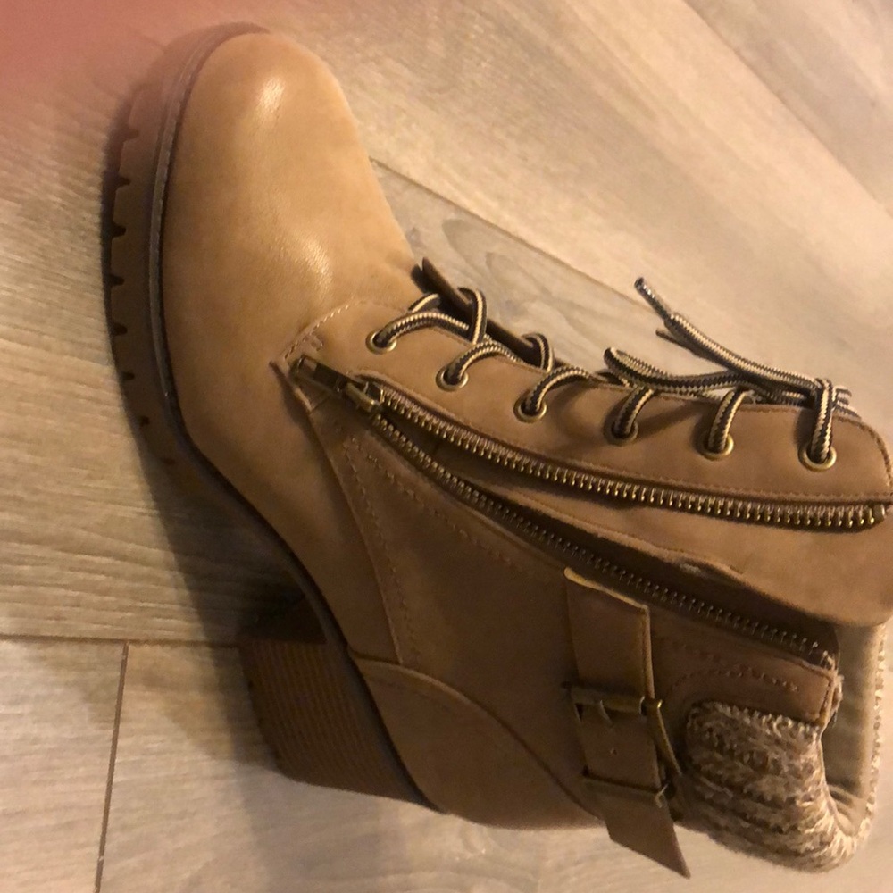 Booties by mia. Brand new. Size 10